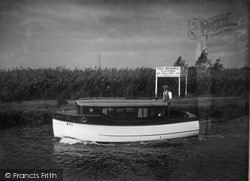 The Broads, Cirrus, Johnson's Boats c.1933, The Norfolk Broads