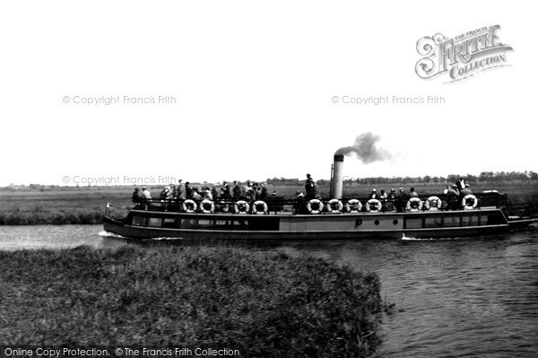 Photo of The Broads, Queen of the Broads at St Benet's c1930