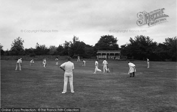Photo of The Chart, Cricket On The Green c.1955