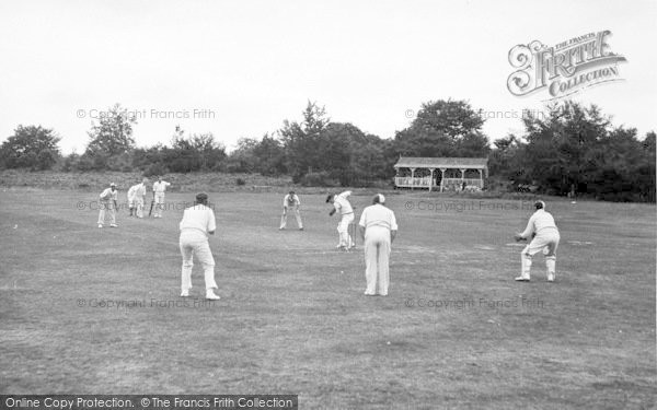 Photo of The Chart, Cricket On The Green c.1955
