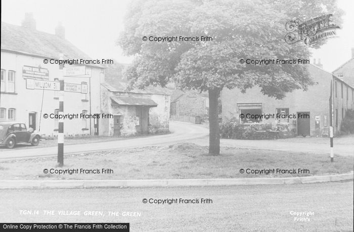 Photo of The Green, The Village Green c.1955