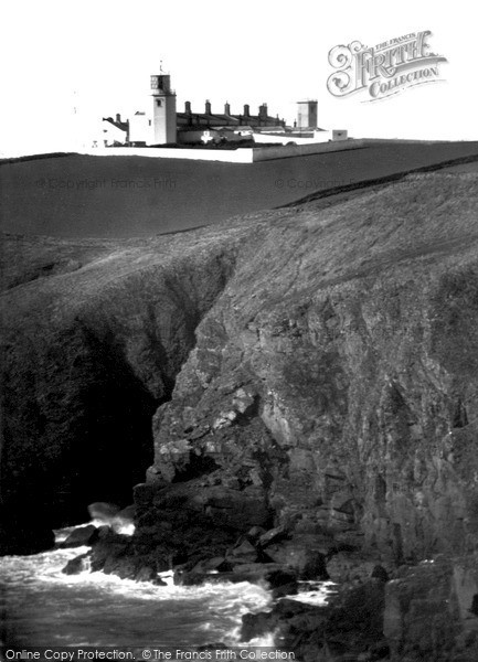 Photo of The Lizard, Lighthouse And Cliff c.1933