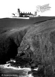 The Lighthouse And Cliff c.1933, Lizard