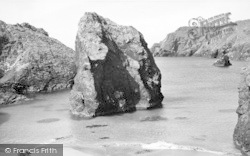 The Steeple Rock Kynance Cove c.1950, Lizard
