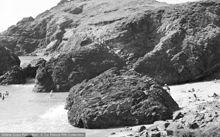 Photo of The Lizard, The Beach At Kynance Cove c.1950