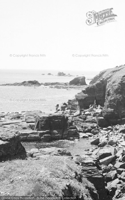 Photo of The Lizard, The Cliffs c.1960