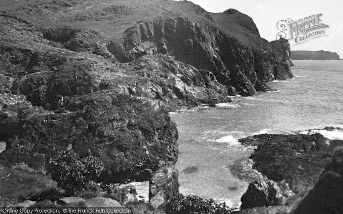 Photo of The Lizard, The Cliffs From Cafe Terrace At Kynance Cove c.1933