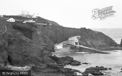 The The Lighthouse And Lifeboat Station c.1933, Lizard
