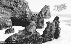 The The Rocks At Kynance Cove c.1960, Lizard