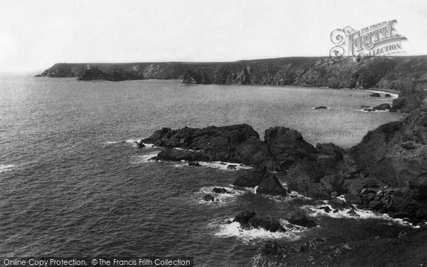 Photo of The Lizard, View From Old Lizard Head 1890