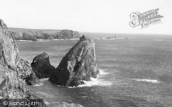The View From The Cliffs At Kynance Cove c.1950, Lizard