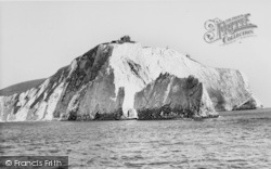 The Coastguard Station And Cliffs c.1955, The Needles