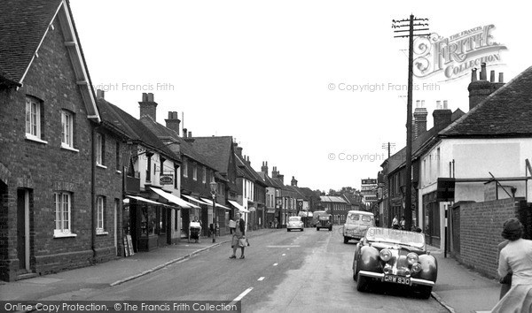 Photo of Theale, High Street c.1955
