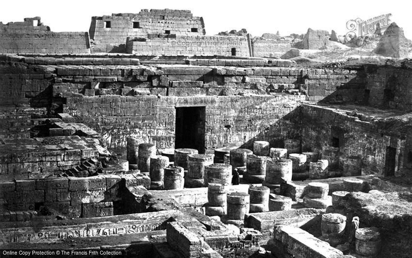 Thebes, new excavations at Medinet-Haboo 1860
