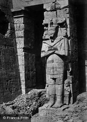 Osiridae Pillar At Medinet-Haboo 1860, Thebes