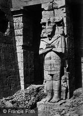 Thebes, Osiridae Pillar at Medinet-Haboo 1860