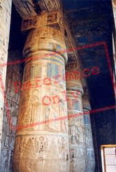 Painted Columns, Medinet Habu 1999, Thebes