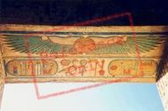 Painted Lintel, Medinet Habu 1999, Thebes