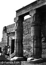 Thebes, Portico of the Temple of Goorneh 1860