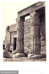 Portico Of The Temple Of Goorneh 1860, Thebes