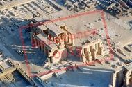 Rameseum From The Air 2004, Thebes