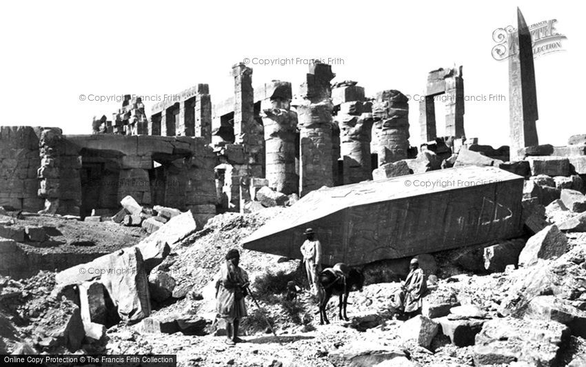 Thebes, the Broken Obelisk, Karnak 1857