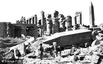 Thebes, the Broken Obelisk, Karnak 1857