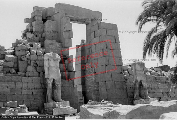Photo of Thebes, The Propylon Granite Gate Of The 10th Pylon 2004