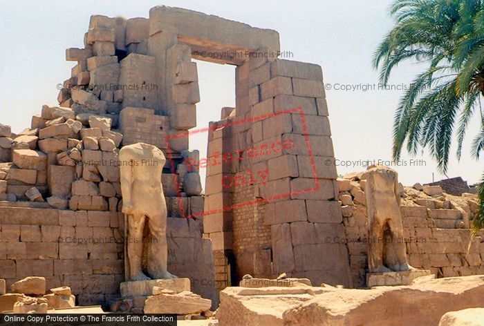 Photo of Thebes, The Propylon Grante Gate Of The 10th Pylon 2004