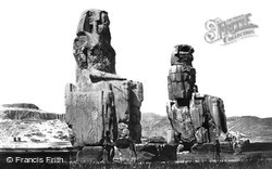 The Statues Of Memnon 1857, Thebes