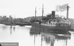 Steam Boat On The Canal c.1955, Thelwall