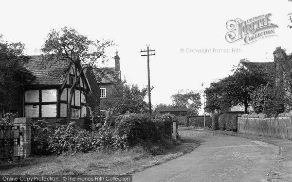 Photo of Thelwall, The Village c.1955