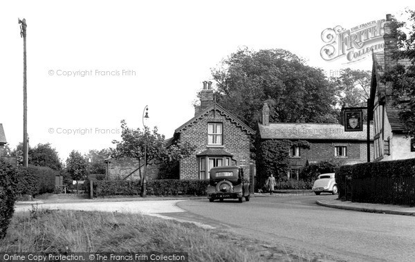 Photo of Thelwall, The Village c.1955