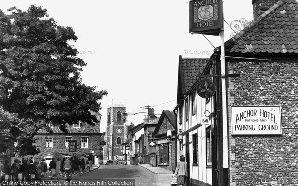 Photo of Thetford, Bridge Street c.1955