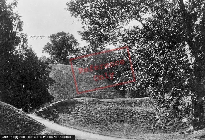 Photo of Thetford, Castle Hill 1921