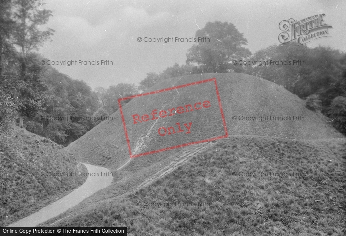 Photo of Thetford, Castle Hill 1929