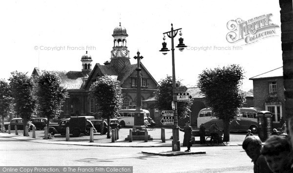 Photo of Thetford, Market Place c.1955