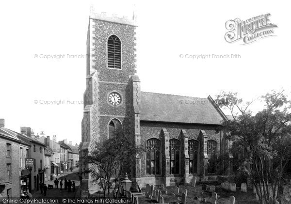 Photo of Thetford, St Peter's Church 1921