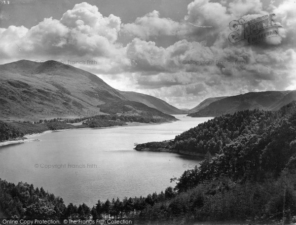 Photo of Thirlmere, Showing Helvellyn 1929