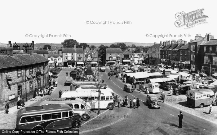 Photo of Thirsk, Market Day c.1955
