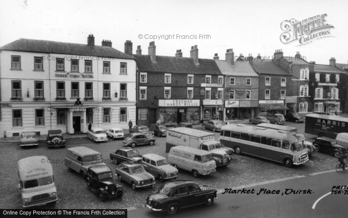 Photo of Thirsk, Market Place c.1965