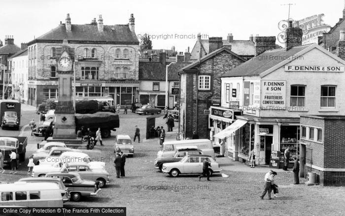 Photo of Thirsk, Market Place c.1965