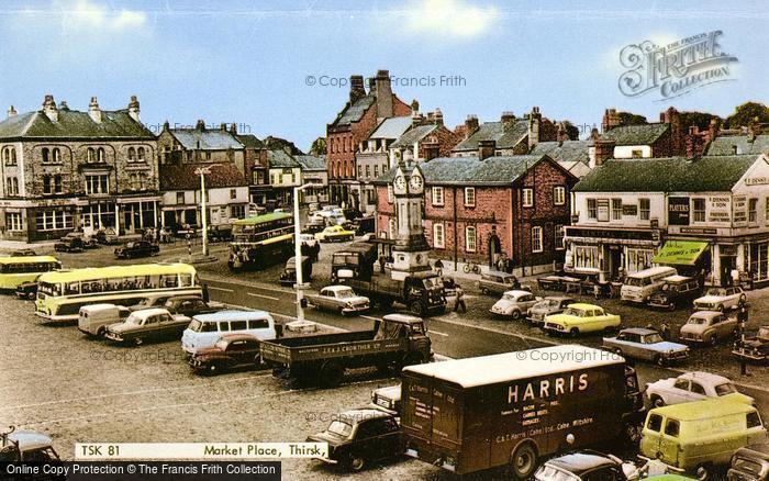 Photo of Thirsk, Market Place c.1965