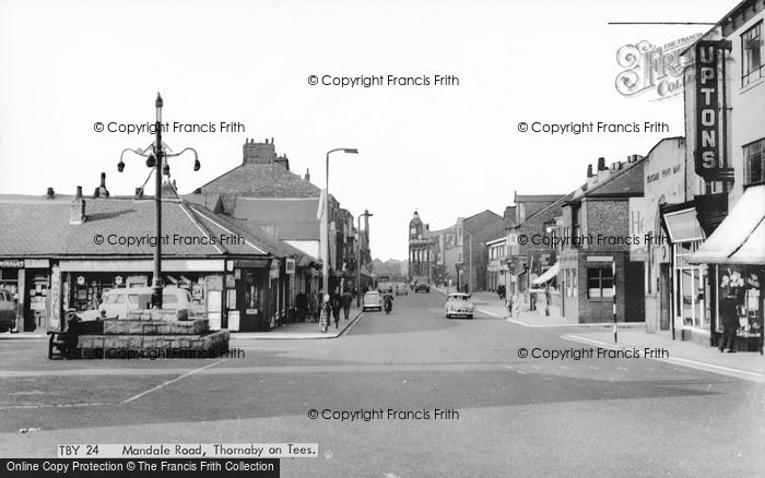 Photo of Thornaby On Tees, Mandale Road c.1955