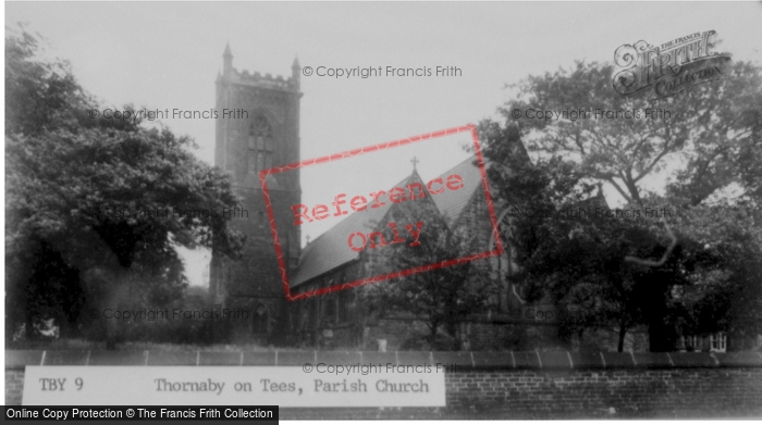 Photo of Thornaby On Tees, Parish Church c.1955