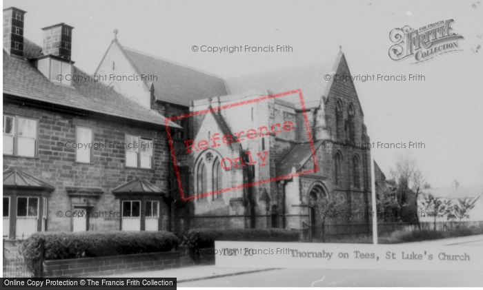 Photo of Thornaby On Tees, St Luke's Church c.1955