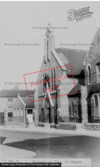 Photo of Thornaby On Tees, St Patrick's R C Church c.1955