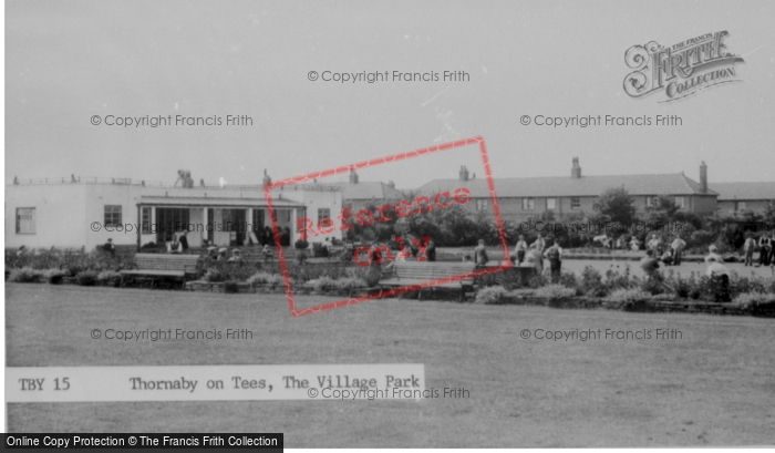 Photo of Thornaby On Tees, The Village Park c.1955