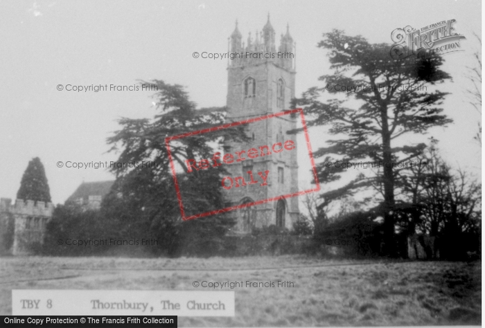 Photo of Thornbury, St Mary's Church c.1955