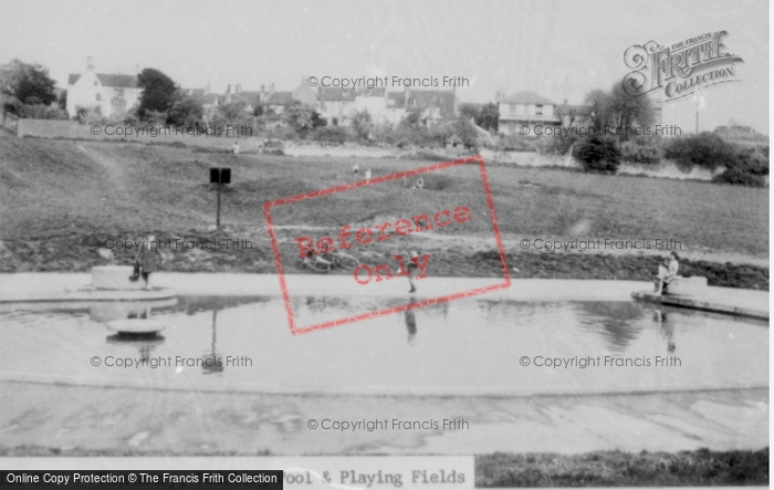 Photo of Thornbury, The Paddling Pool And Playing Fields c.1955